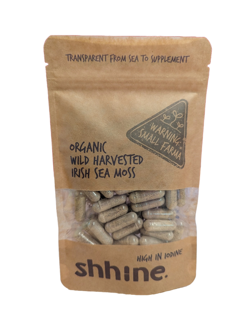 Organic Irish Sea Moss Capsules - Hand Harvested & High In Iodine