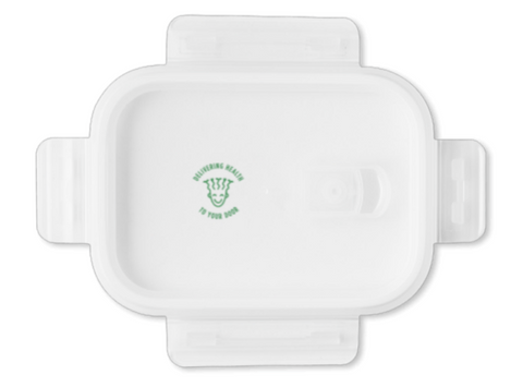 2 x Re-usable glass sprout containers